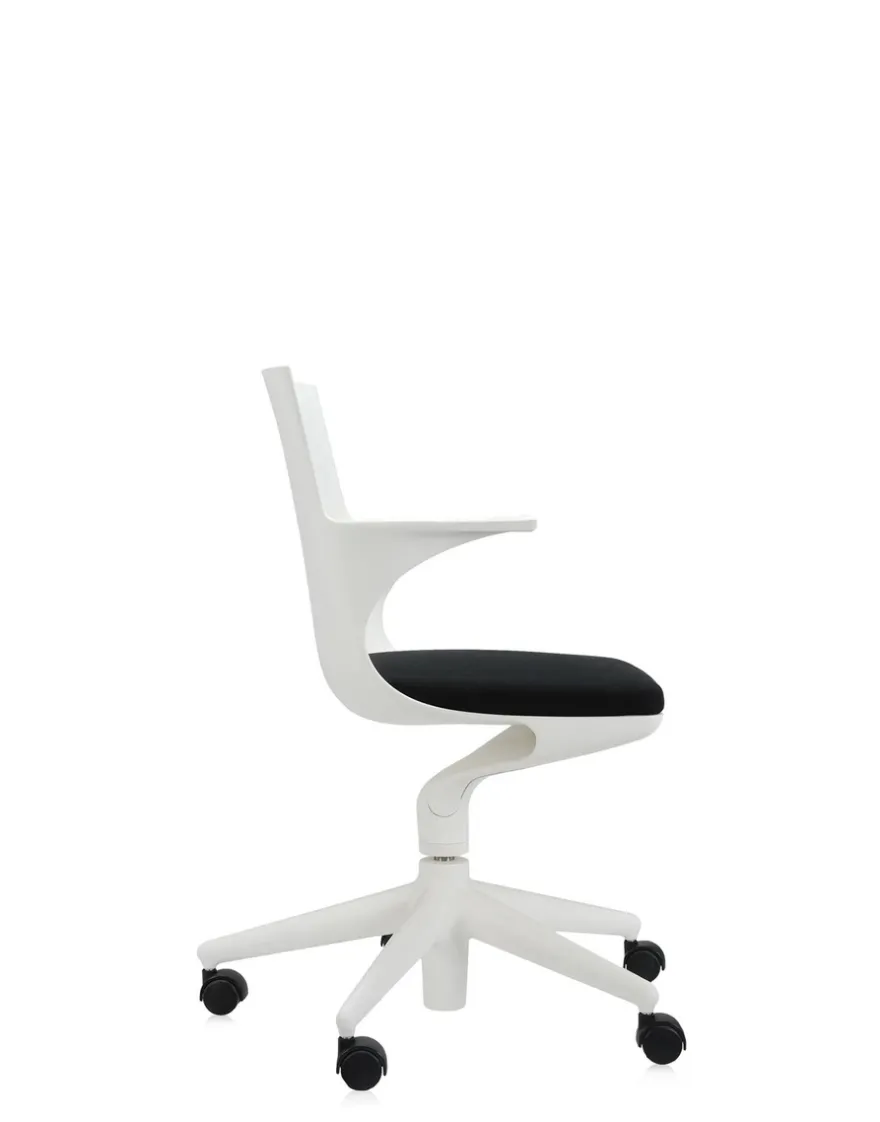Hot Kartell Spoon chair BLANC/NOIR