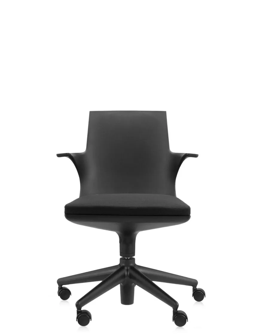 Outlet Kartell Spoon chair NOIR/NOIR