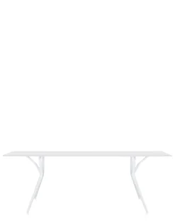 Best Kartell Spoon table PLATEAU BLANC/PIED NOIR