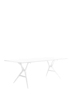 Best Kartell Spoon table PLATEAU BLANC/PIED NOIR