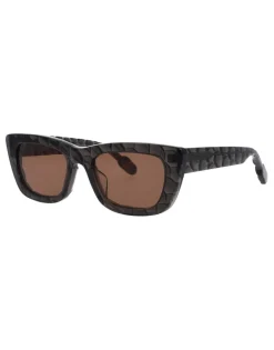 Hot Kartell Squame cateye MARRON FONCÉ
