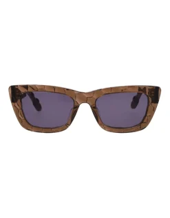 Sale Kartell Squame cateye MARRON CLAIR