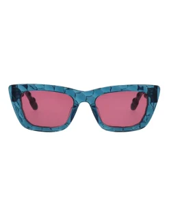 Discount Kartell Squame cateye BLEU CLAIR