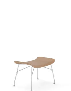 Discount Kartell S/wood basic veneer BOIS CLAIR/CHROME