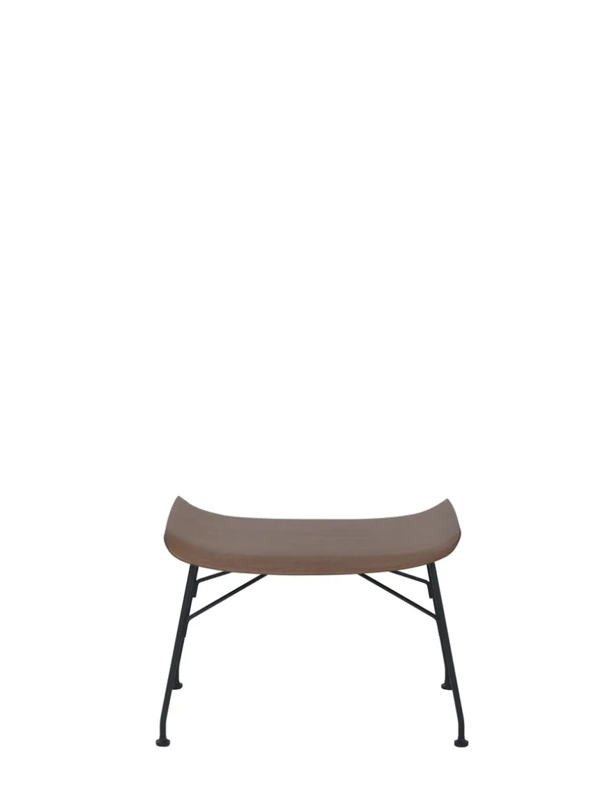 Outlet Kartell S/wood basic veneer BOIS FONCÉ/NOIR