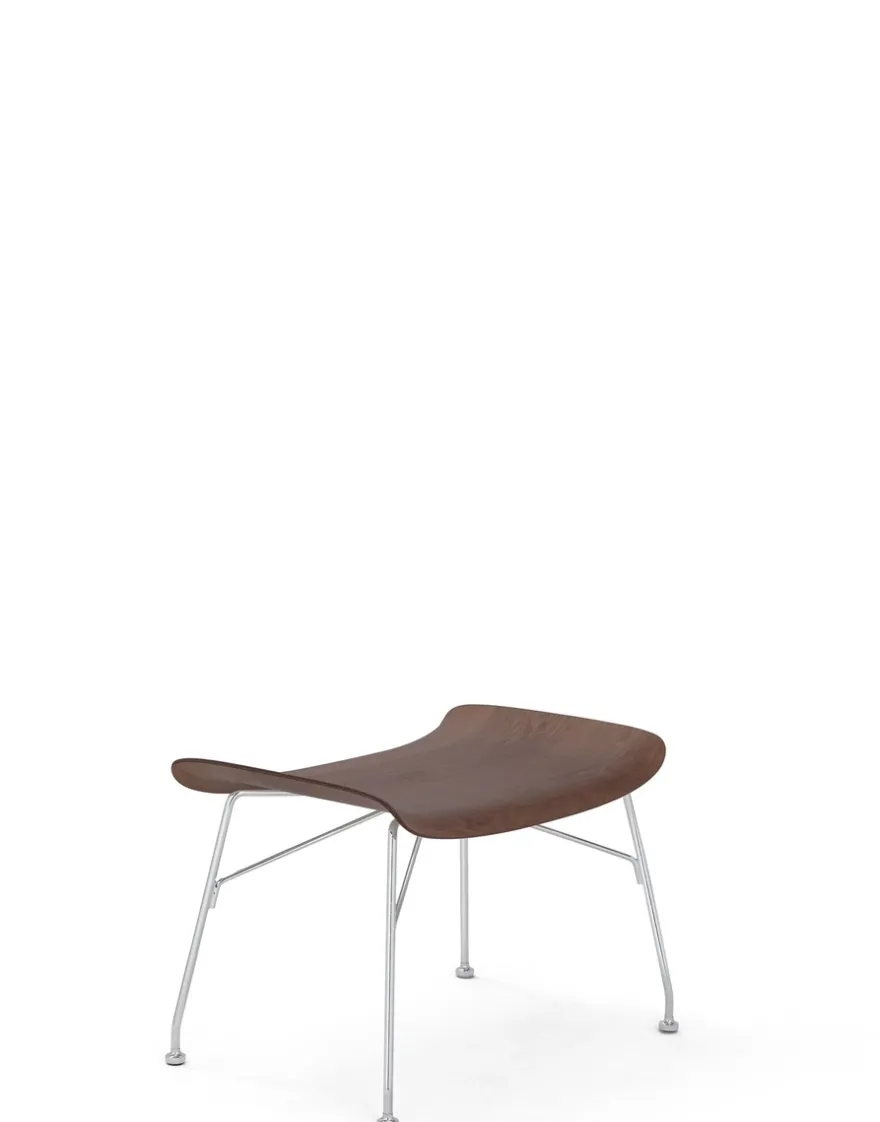 Sale Kartell S/wood slatted ash BOIS FONCÉ/CHROME