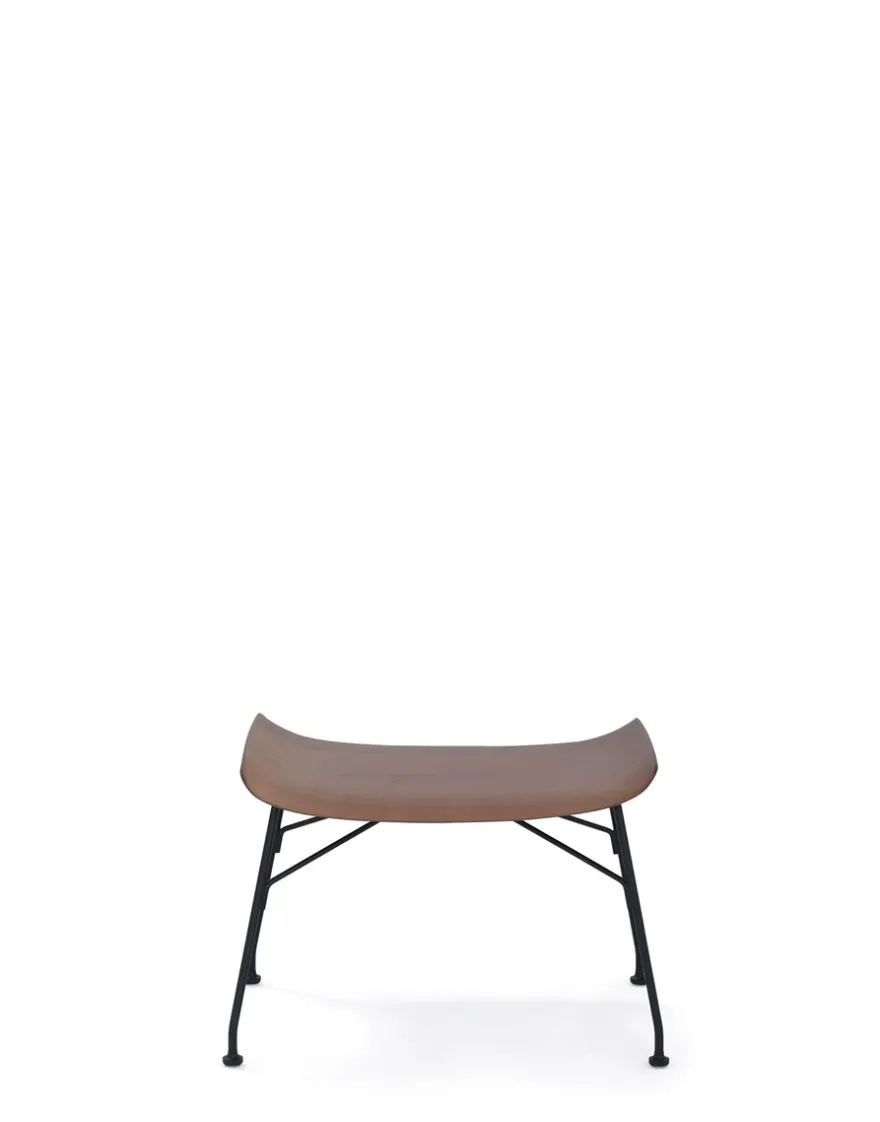 Kartell S/wood slatted ash BOIS FONCÉ/NOIR