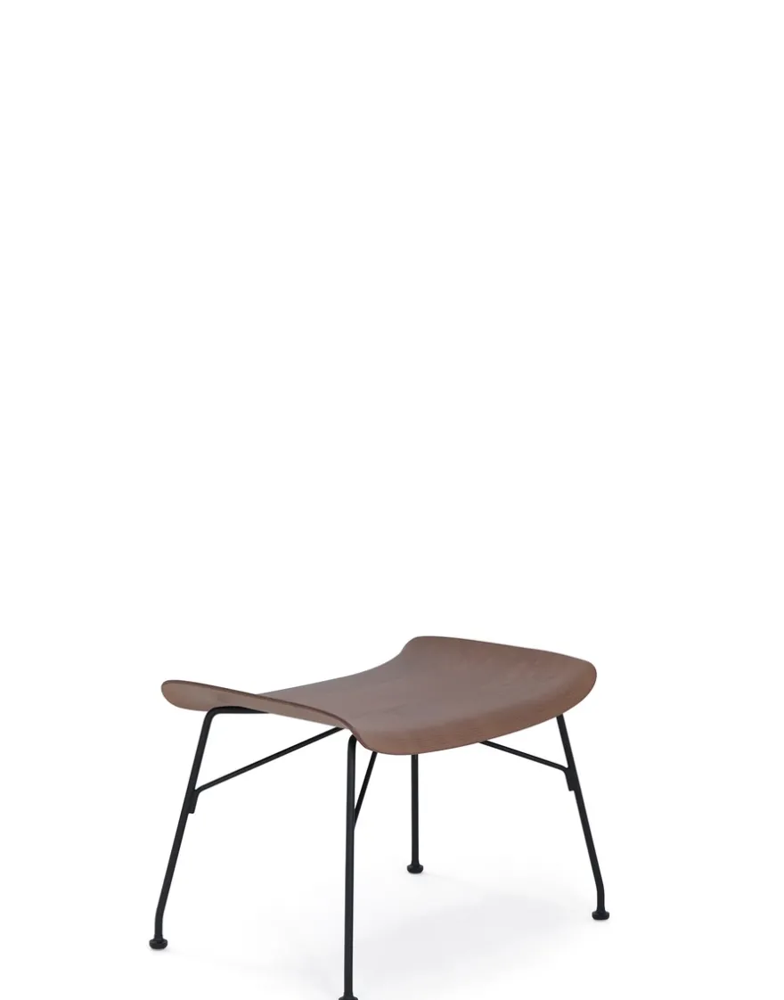 Kartell S/wood slatted ash BOIS FONCÉ/NOIR