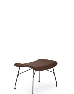 Kartell S/wood slatted ash/leather seat BOIS FONCÉ/NOIR