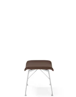 Outlet Kartell S/wood slatted ash/leather seat BOIS FONCÉ/CHROME
