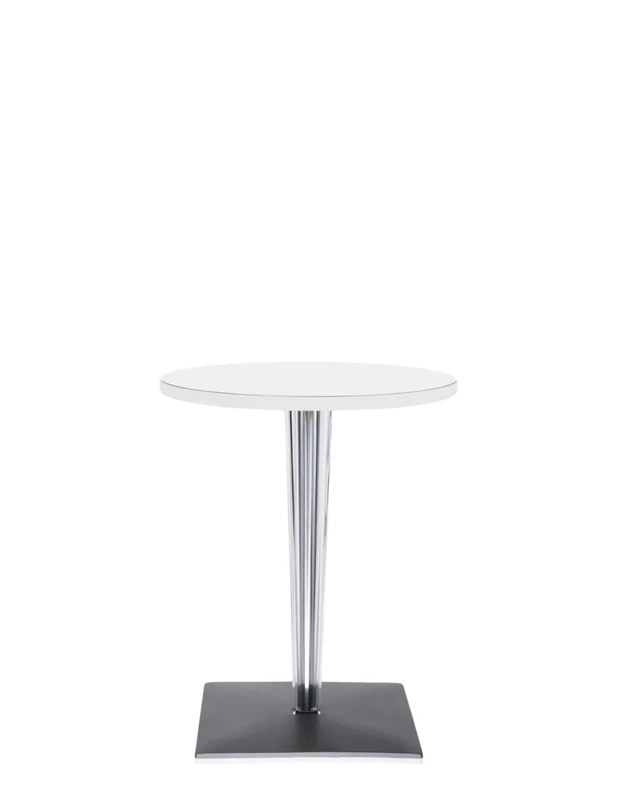 Outlet Kartell Top top round LAMINÉ BLANC