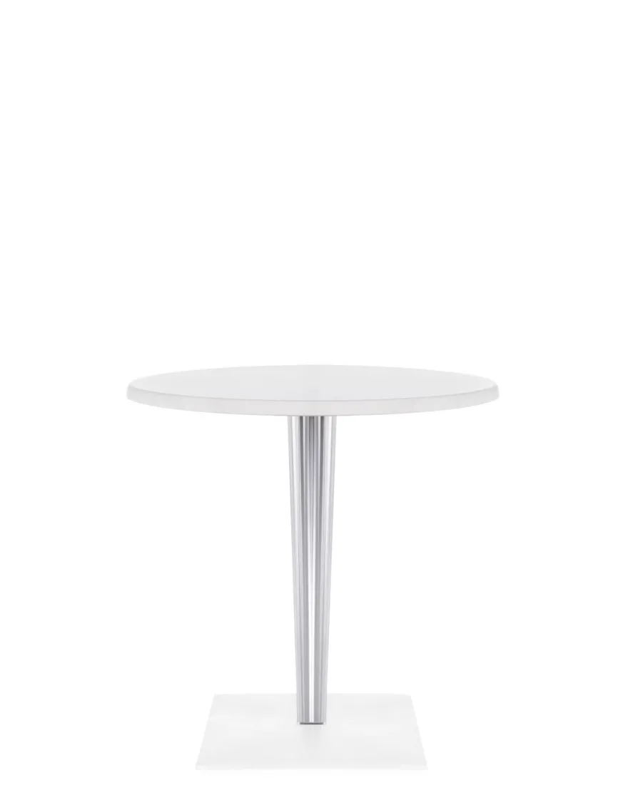 Discount Kartell Toptop contract quadrato MÉLAMINE BLANC