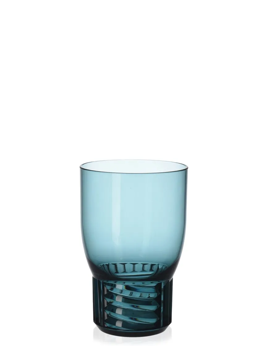 Kartell Trama - eau (4 verres) BLEU CLAIR