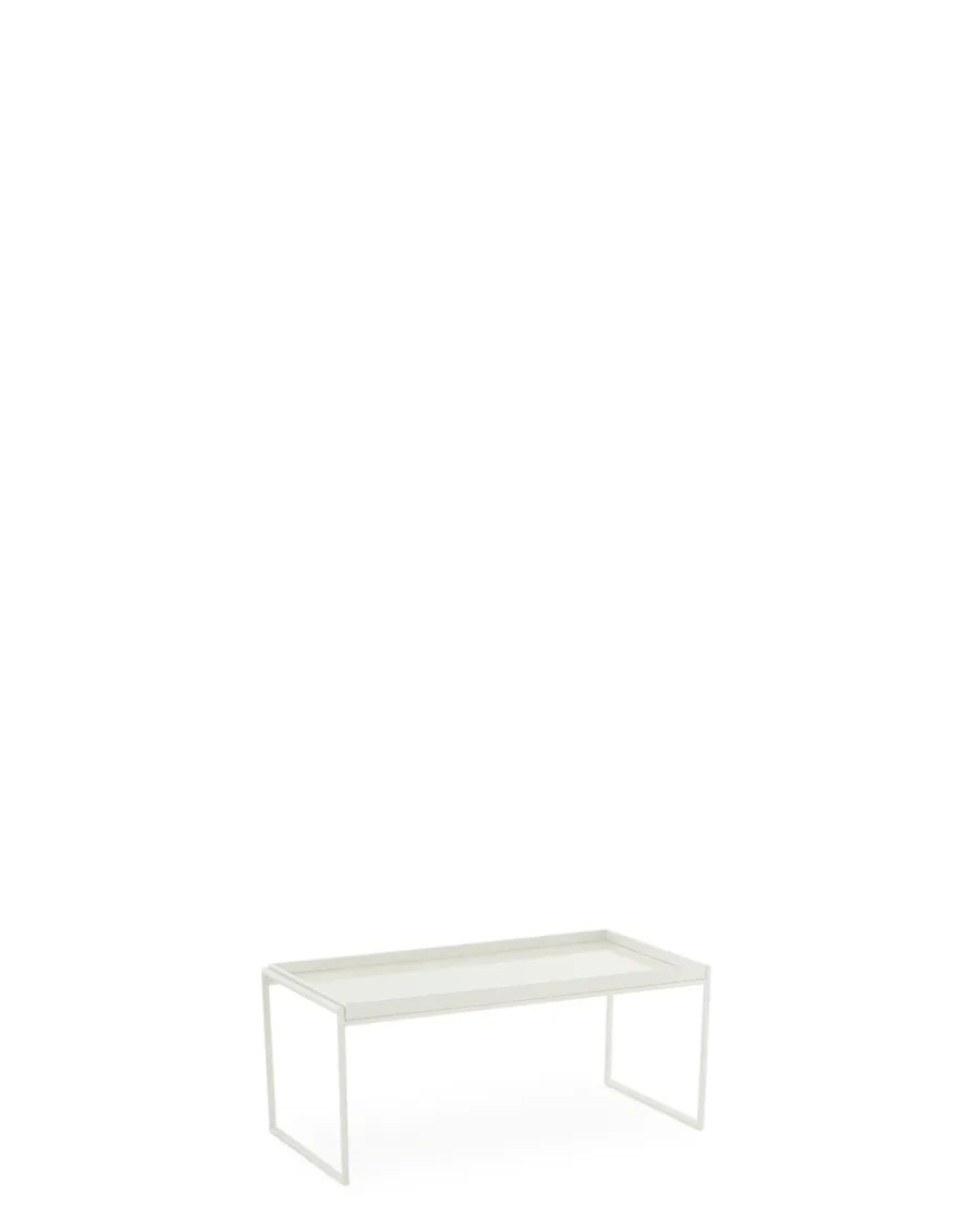 Outlet Kartell Trays 80 cm x 40 cm BLANC LAQUÉ