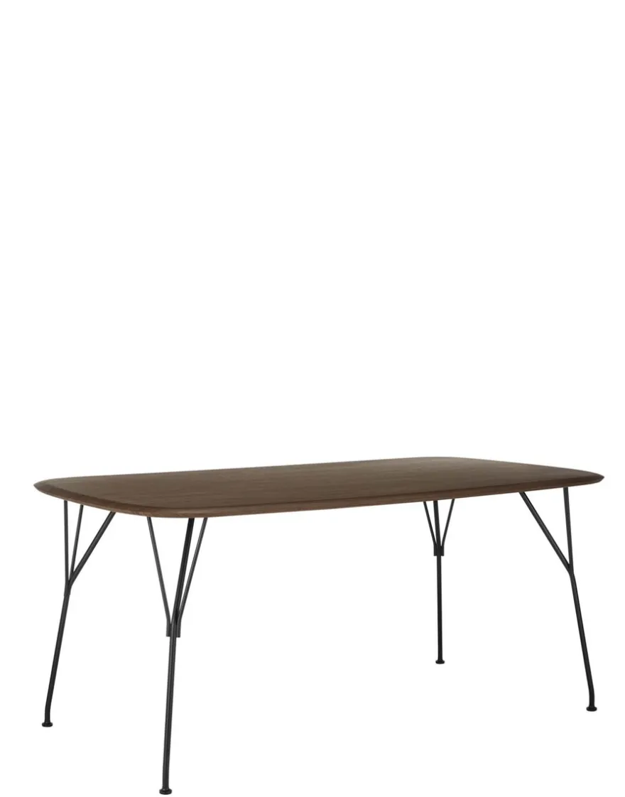 Sale Kartell Viscount of wood rectangular WALNUT